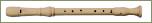 Meinel F-Alt-Barock Meisterfl&ouml;te (3-teilig)